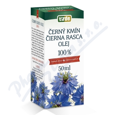 Virde Černý kmín 100% olej—50 ml