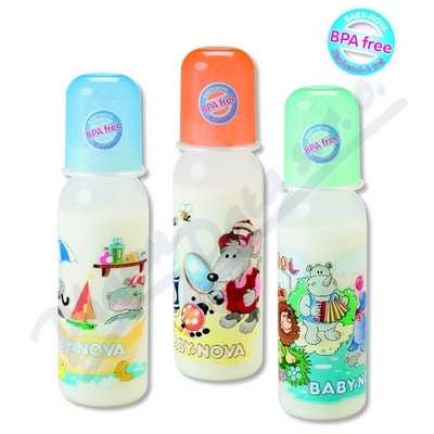 BABY NOVA Lahev PP s potiskem —250ml