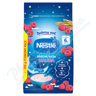 NESTLÉ Mléčná kaše Dobrou noc Malina—od 6. měsícde, 300g