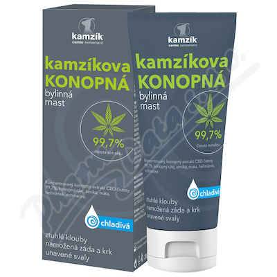 Cemio Kamzíkova konopná mast chladivá—200 ml