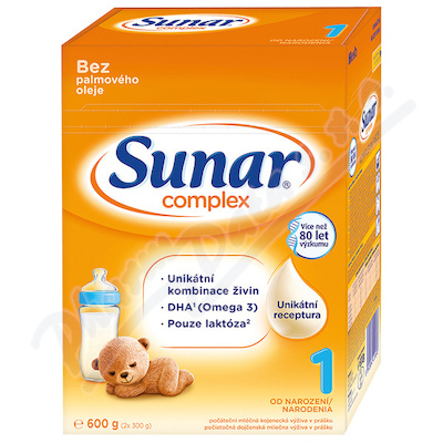 Sunar Complex 1—600 g - SLEVA - Expirace 8/24 (běžná cena 401,- Kč) - poslední 1 kus