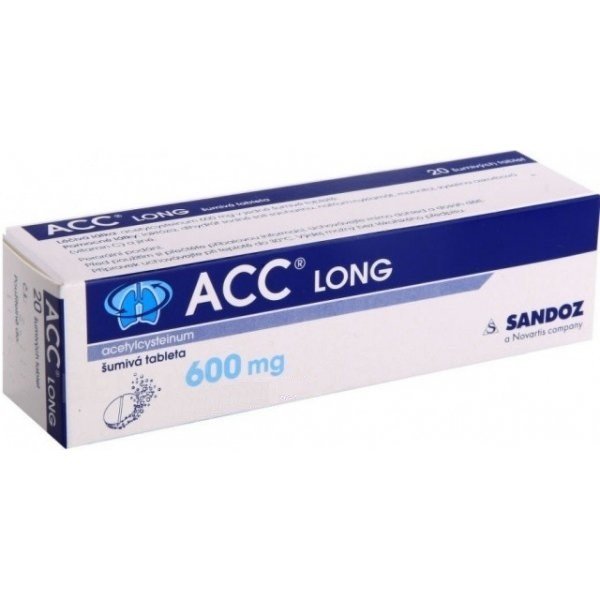 ACC LONG 600mg 25 šumivých tablet