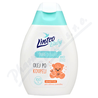 Linteo Baby Dětský olej po koupeli s Bio Měsíčkem—250 ml