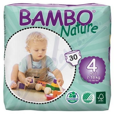 Bambo Nature Maxi plenkové kalhotky 7-18kg—30 ks