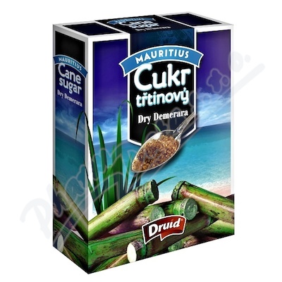 Třtinový cukr Dry Demera DRUID - krabička—400 g