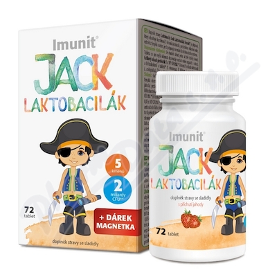 Laktobacily Jack Laktobacilák Imunit—72 tablet