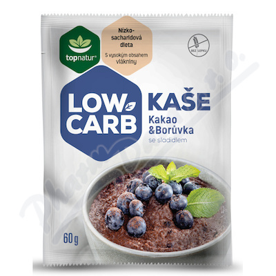 Topnatur Low Carb kaše kakao&borůvka—60 g