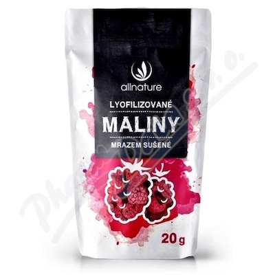 Allnature Malina sušená mrazem celá—20 g