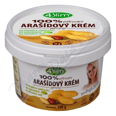 Arašídový krém jemný 100% přírodní—500 g