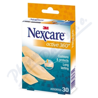 3M Nexcare Active 360° náplasti—30 ks