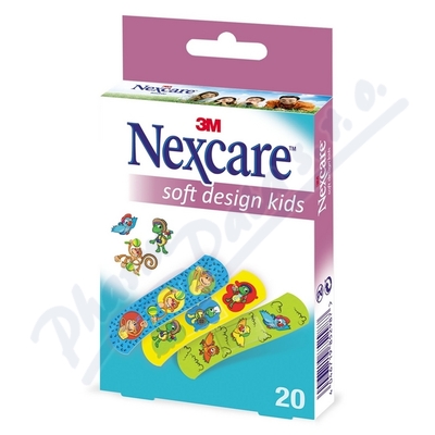 3M Nexcare KIDS 20 SOFT Design—20 ks