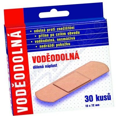 Náplast ASP voděodolná 19x72mm—30 ks