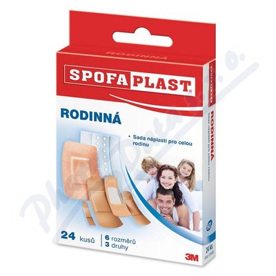 Spofaplast 601 3M Rodinná Mix —24 ks