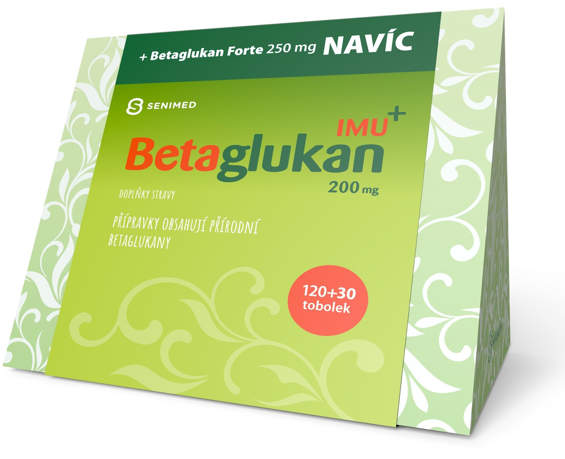 Betaglukan IMU+ a Betaglukan FORTE+  120 tobolek + 30 tobolek