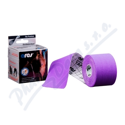 Ares Kinesiology tape Fialová—5cm x 5m