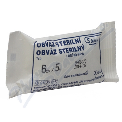 Obinadlo hydrofilní sterilní —6 cm x 5 m / 1 ks