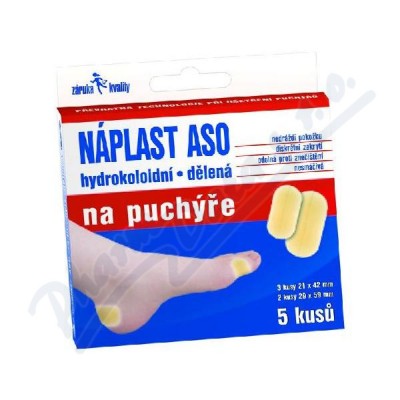 Náplast ASO na puchýře MIX—5 ks