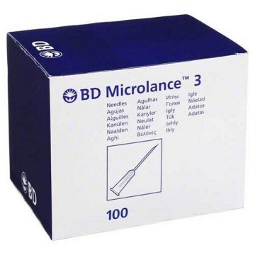 BD Microlance Injekční jehla 25G —0.50x25 oranž.100ks