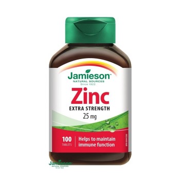 Jamieson Zinek 25mg—100 tablet