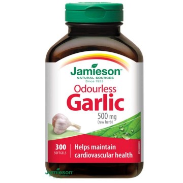 Jamieson Česnek bez zápachu 500mg—300 tobolek