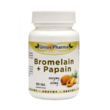 Uniospharma Bromelain+Papaya 60mg—90 tablet