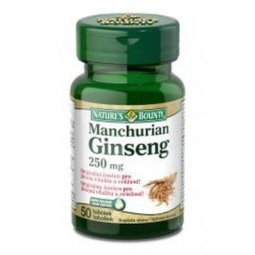 Nature's Bounty Manchurian ginseng 250mg—50 tobolek