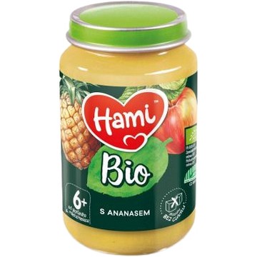 Hami ovocný příkrm s ananasem BIO 6+—190 g