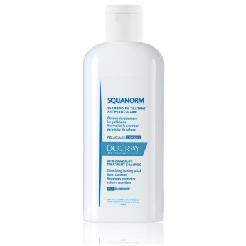 DUCRAY Squanorm Šampon na mastné lupy—200 ml