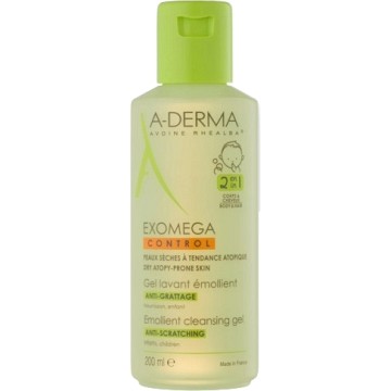 A-derma Exomega Control Zvláčňující mycí gel—200 ml