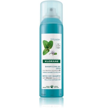 Klorane Suchý šampon máta vodní-detox—150 ml