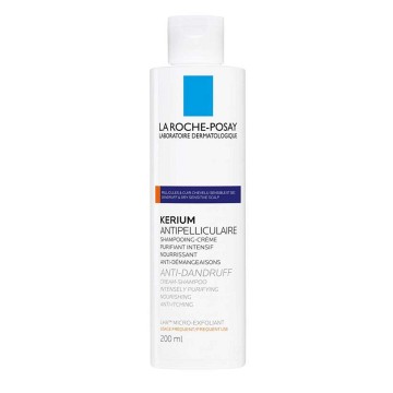 La Roche-Posay Kerium Krémový šampon Suché lupy—200 ml