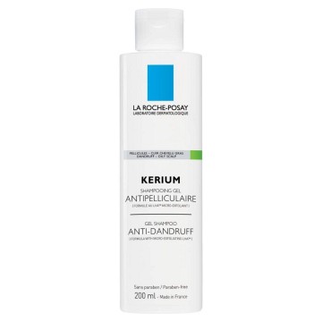 La Roche-Posay Kerium Gelový šampon Mastné lupy—200 ml