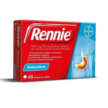 Rennie—48 žvýkacích tablet