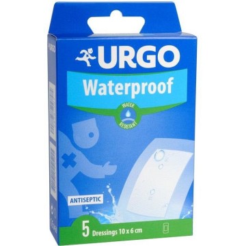 Urgo Waterproof Aquafilm 10x6cm—voděodolná náplast 5 ks