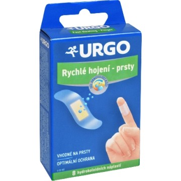 URGO Fast Healing Finger Hydrokoloidní náplasti—Na prsty, 8 ks