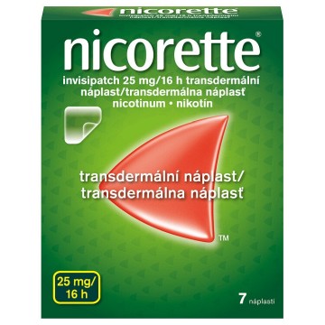 Nicorette Invisipatch 25mg/16h—transderm.náplast 7 ks