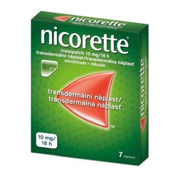 Nicorette Invisipatch 10mg/16h—transderm.náplast 7 ks