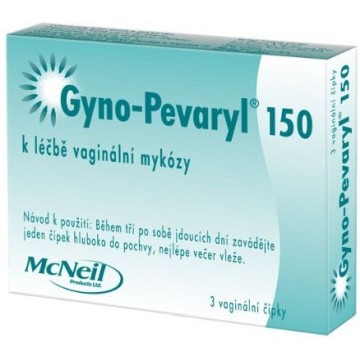 Gyno-pevaryl 150 mg—3 vaginální čípky