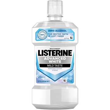 Listerine Advance White Mild Taste—500 ml