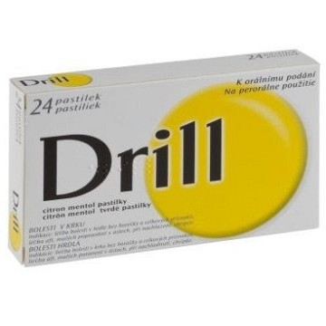 Drill citron mentol—24 pastilek 3mg/0,2mg