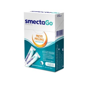 SmectaGo Diosmectitum 3g—12 sáčků