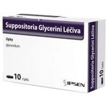 Léčiva Suppositoria Glycerini 2g—10 čípků