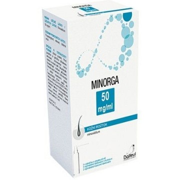 Minorga 50mg/ml kožní roztok —3x 60 ml