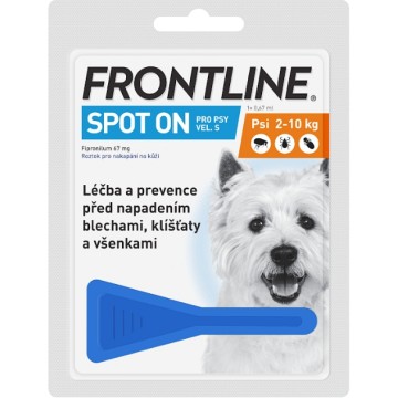 Frontline Spot On Dog S—1 pipeta, 0.67 ml