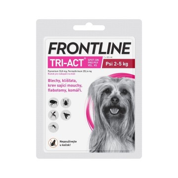 Frontline Tri-Act psi 2-5kg spot-on—1 pipeta