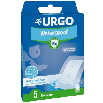 Urgo Waterproof Voděodolná náplast—10x6cm, 5ks