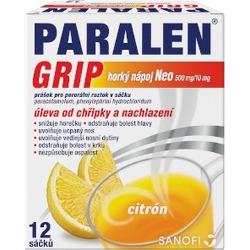 Pralen Grip Horký nápoj Neo—12 sáčků