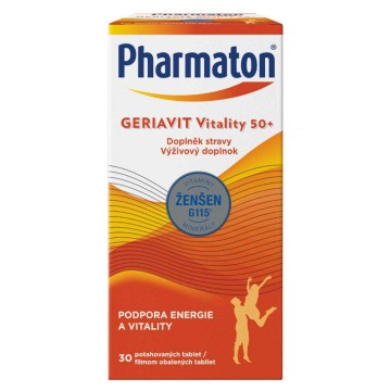 Pharmaton Geriavit Vitality 50+—30 tablet