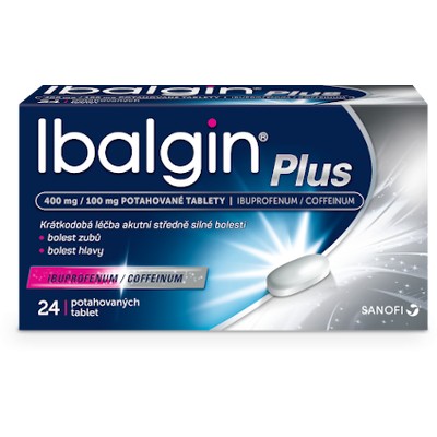 Ibalgin Plus 400 mg/100 mg —24 tablet