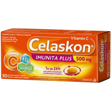 Celaskon Imunita Plus 500mg—30 tablet - DOPRODEJ Exp. 9/24 (1 poslední kus/běžná cena 185,- Kč)